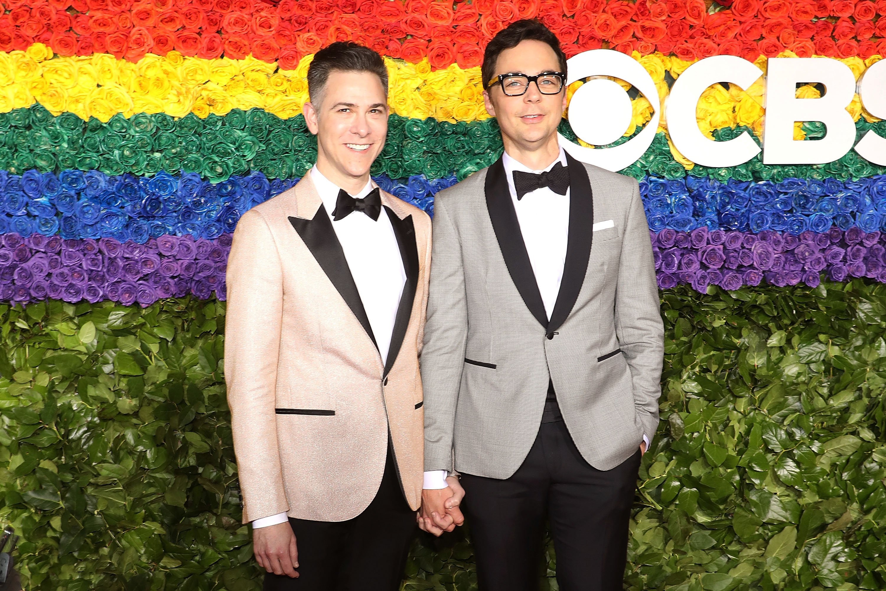 Todd Spiewak and Jim Parsons attend the 2019 Tony Awards at Radio City Music Hall on June 9, 2019 in New York City.  | Source: Getty Images