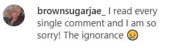 Individual commenting on an Instagram post by Yanyah Milutinović. │ Source: instagram.com/yanyahgotitmade 