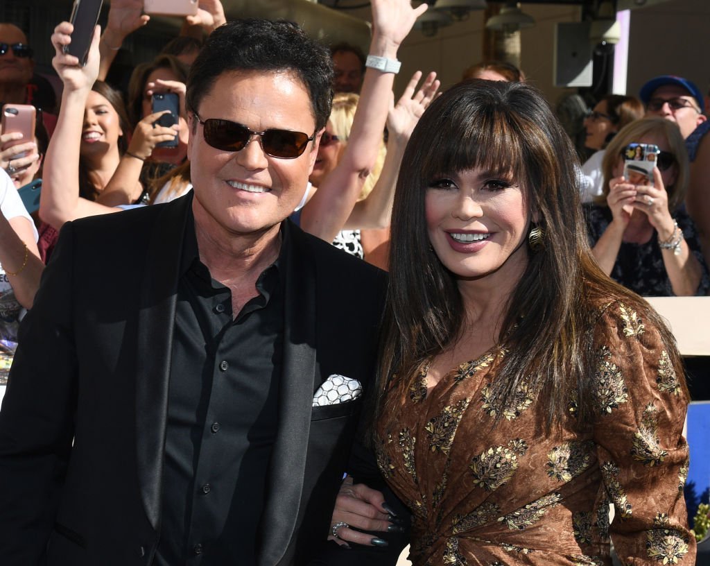 Donny Osmond and Marie Osmond arrive at the unveiling of their star from the Las Vegas Walk of Stars. | Photo: Getty Images