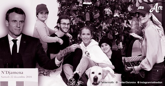 Vœux de Noël de Macron aux Français, Céline Dion avec ses fils pour les fêtes, Laeticia Hallyday partage une vidéo sur Instagram: Top de la journée