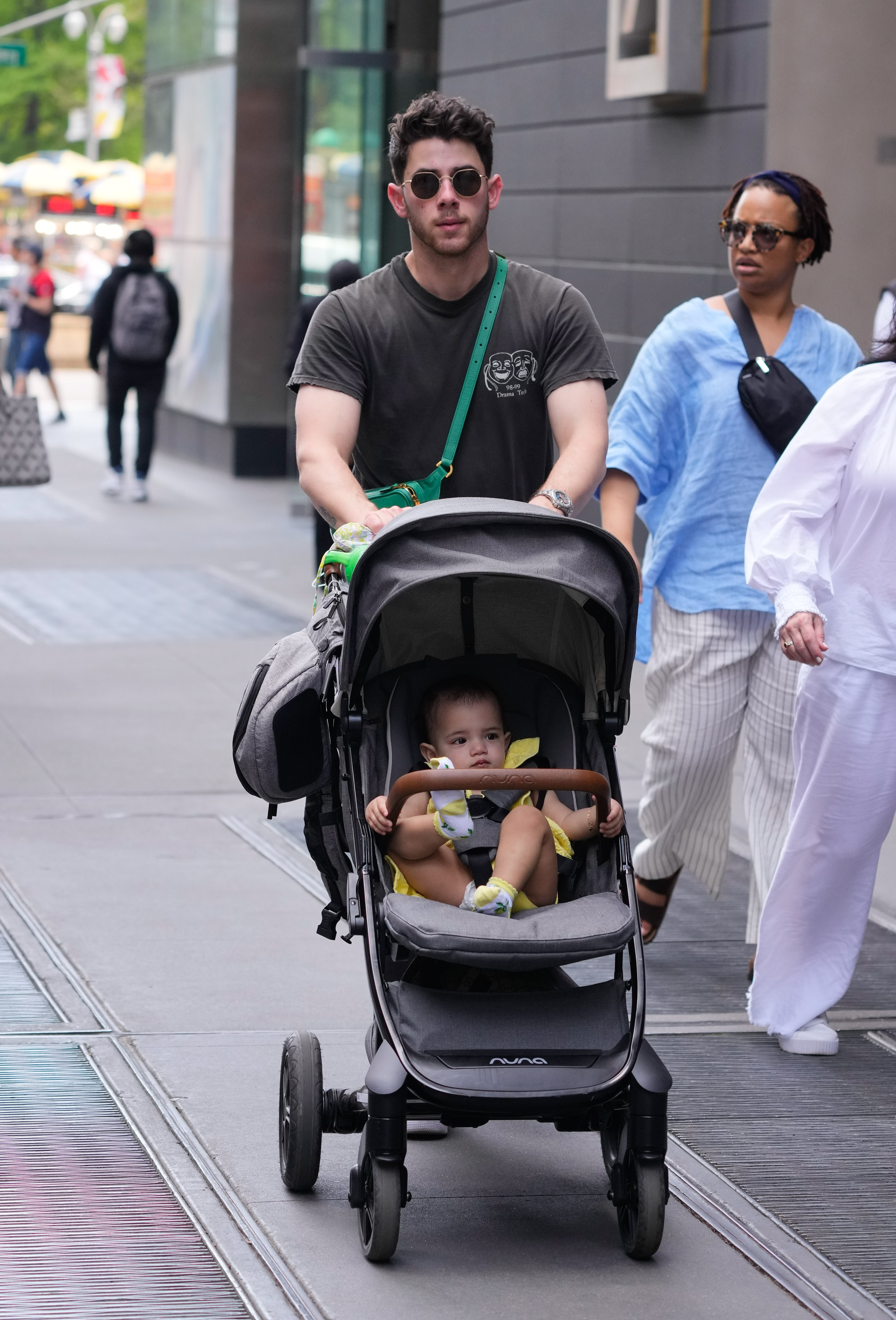 Nick Jonas and Malti Marie Chopra Jonas are seen on May 08, 2023 in New York City | Source: Getty Images
