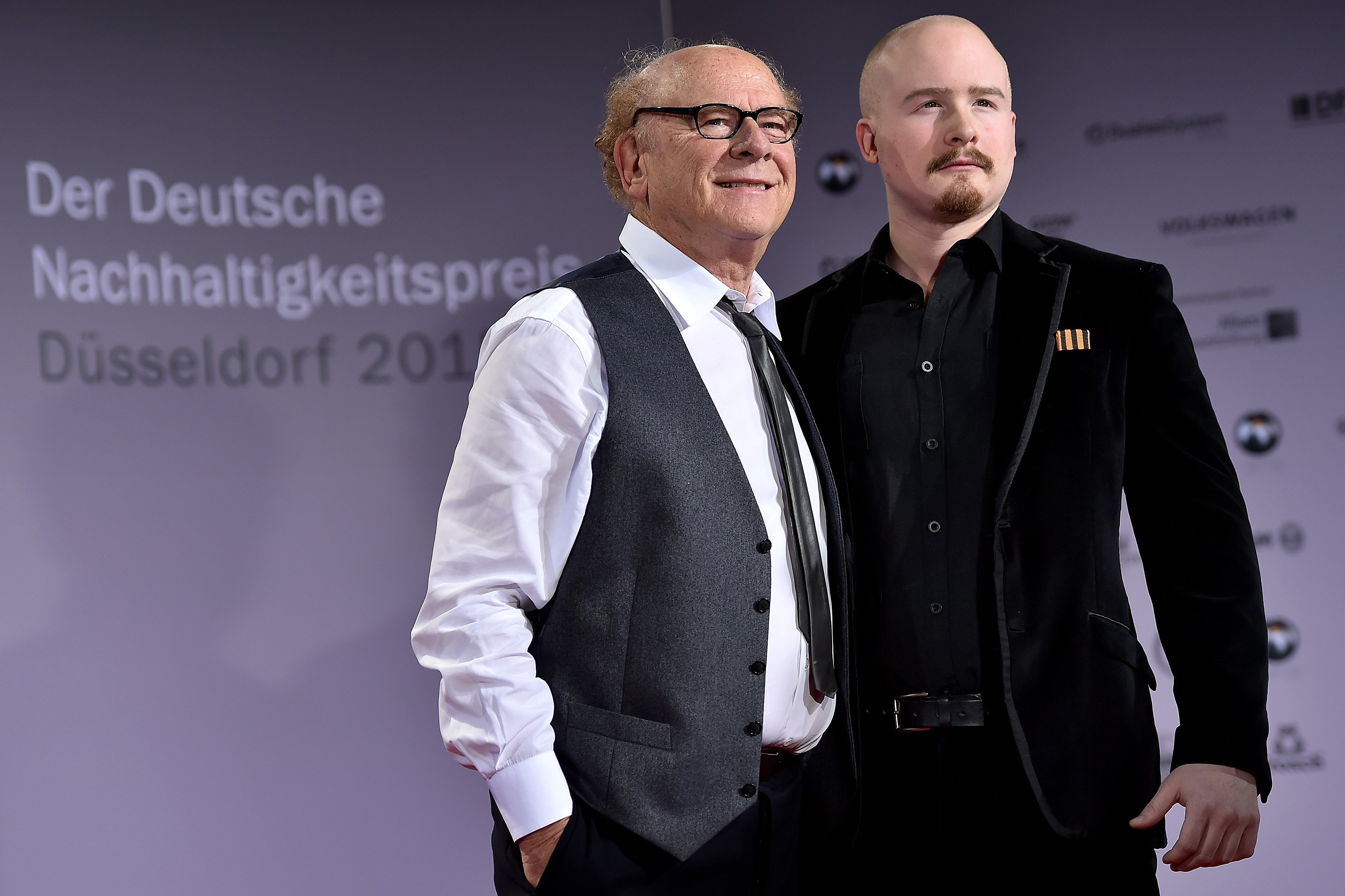 Art Garfunkel and his son James in Germany in 2015. | Source: Getty Images 