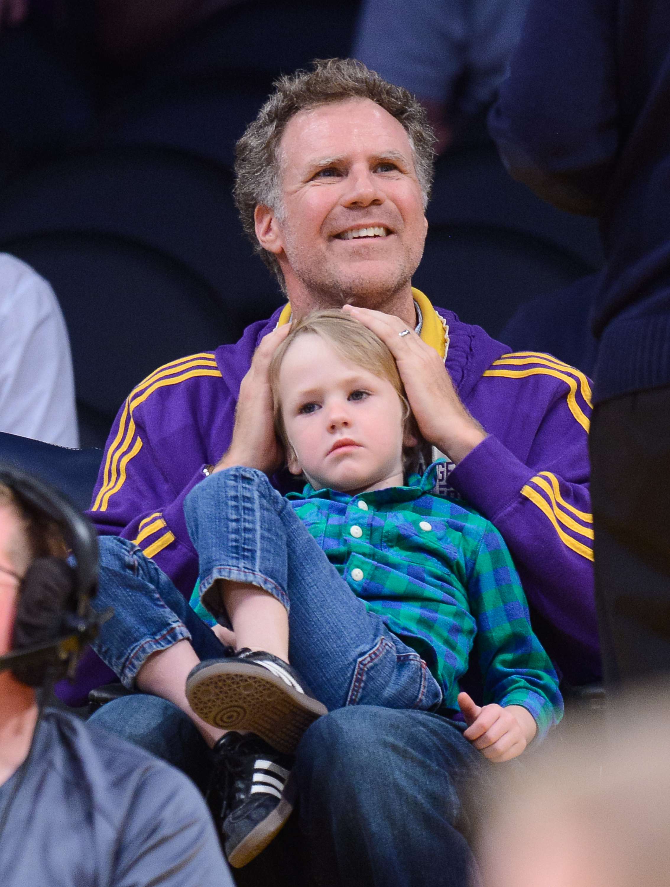 Will Ferrell and his son Axel in Los Angeles in 2014  | Source: Getty Images
