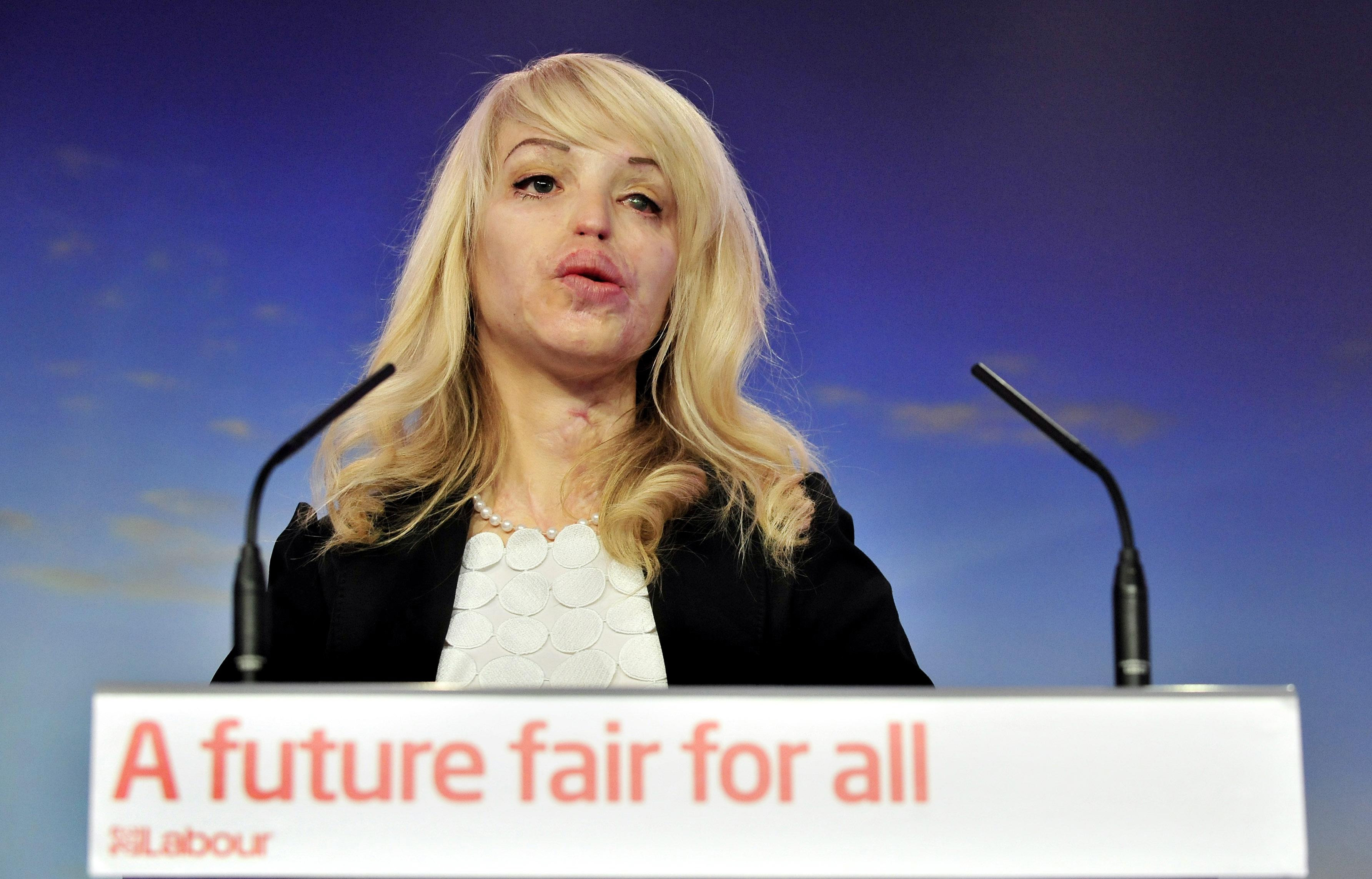 Katie Piper during the Labour General Election campaign on 27 April 2010 in London, England. | Source: Getty Images
