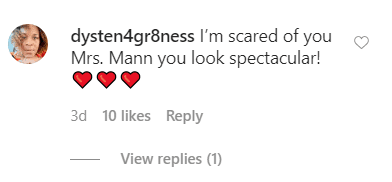 A fan's comment on Tamela Mann's post | Photo: Instagram/davidandtamela