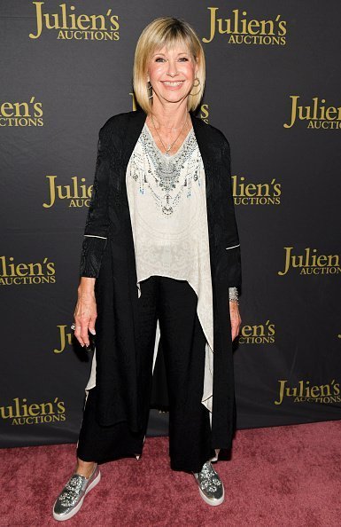 Olivia Newton-John at the VIP reception for upcoming "Property of Olivia Newton-John Auction Event on October 29, 2019 | Photo: Getty Images