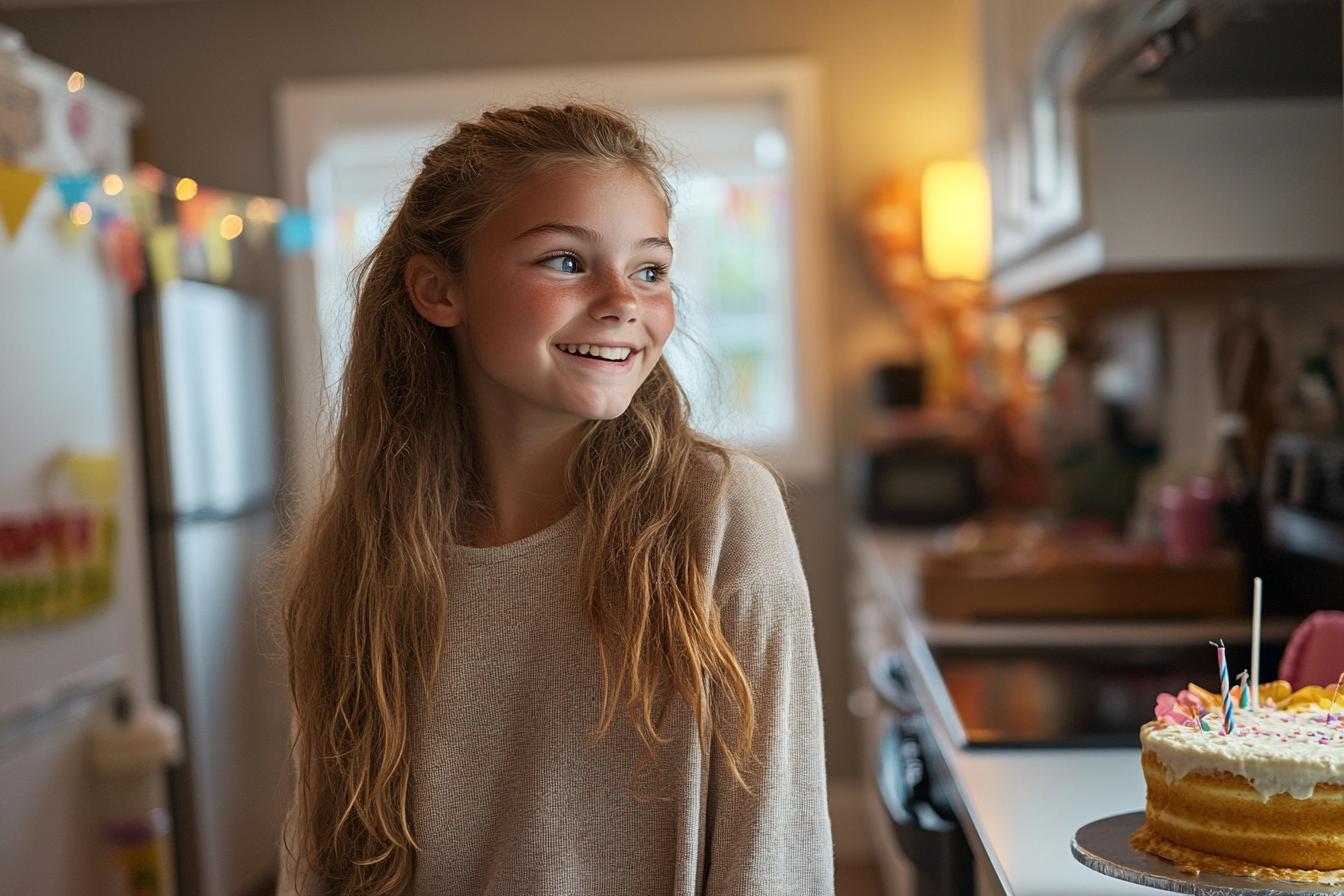 A teen girl celebrating her birthday | Source: Midjourney