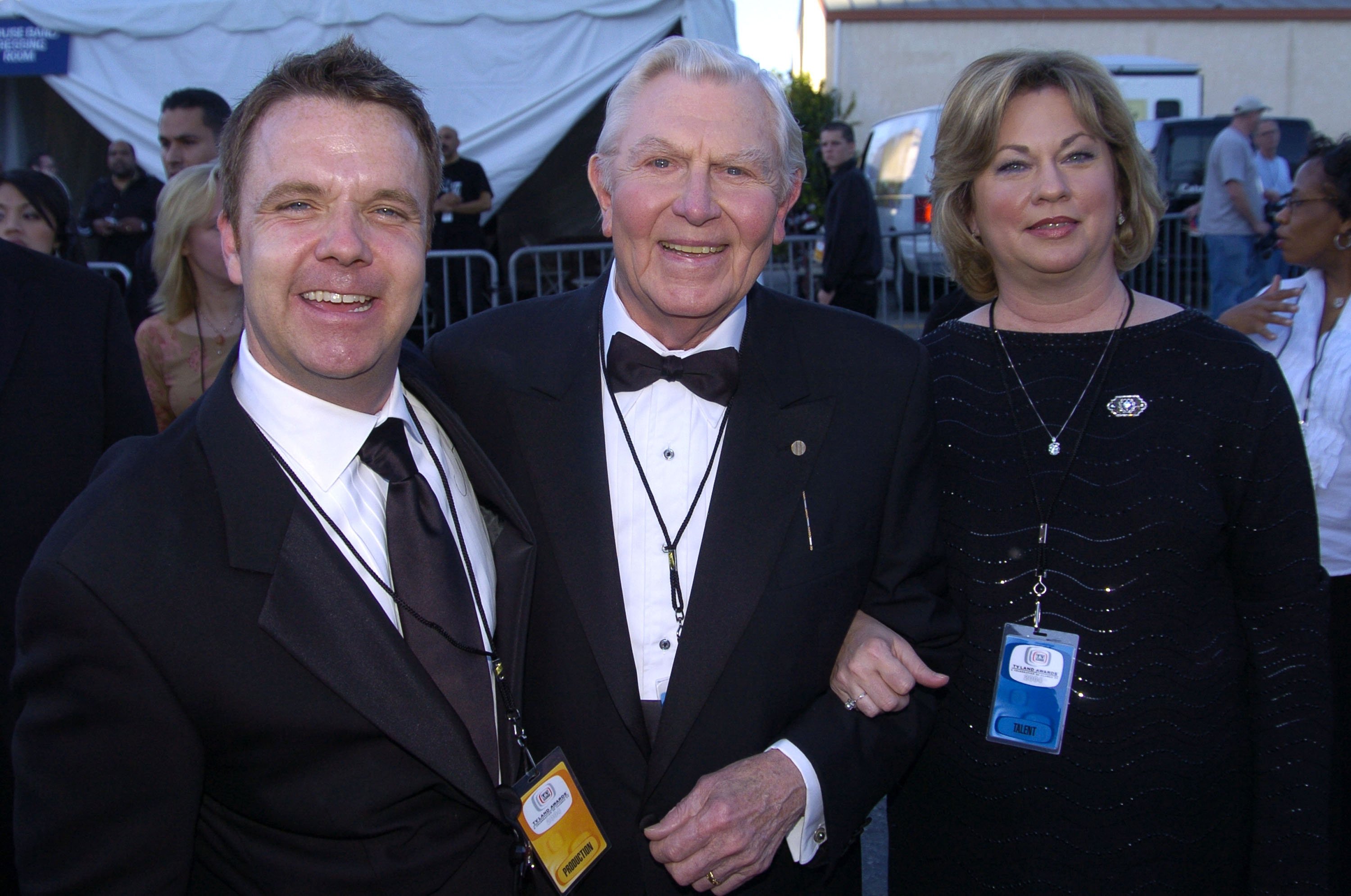 Paul Ward, Andy Griffith and Cindi Knight during 2004 TV Land Awards on March 07, 2004, at The Palladium in Hollywood, California. | Source: Getty Images