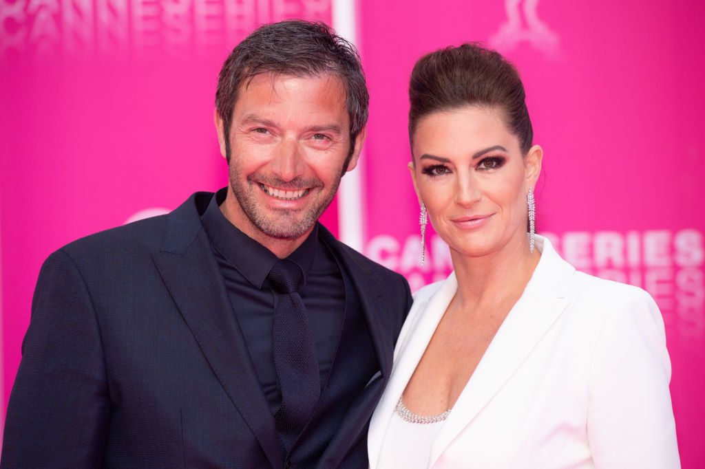 Franck Semonin et sa femme Hélène assiste à la 2e Canneseries - International Series Festival: Cérémonie d'ouverture le 05 avril 2019 à Cannes, France. | Photo : Getty Images