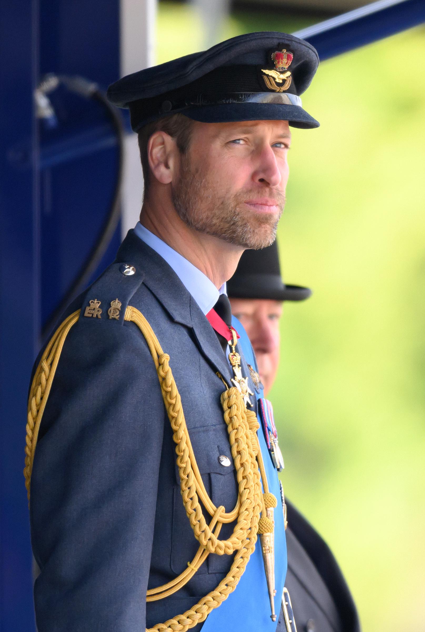 William, Prince of Wales at the Royal Air Force College Cranwell on September 12, 2024 | Source: Getty Images