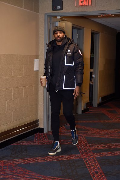Tristan Thompson arrives to the game against the Orlando Magic at Rocket Mortgage Fieldhouse in Cleveland | Photo: Getty Images