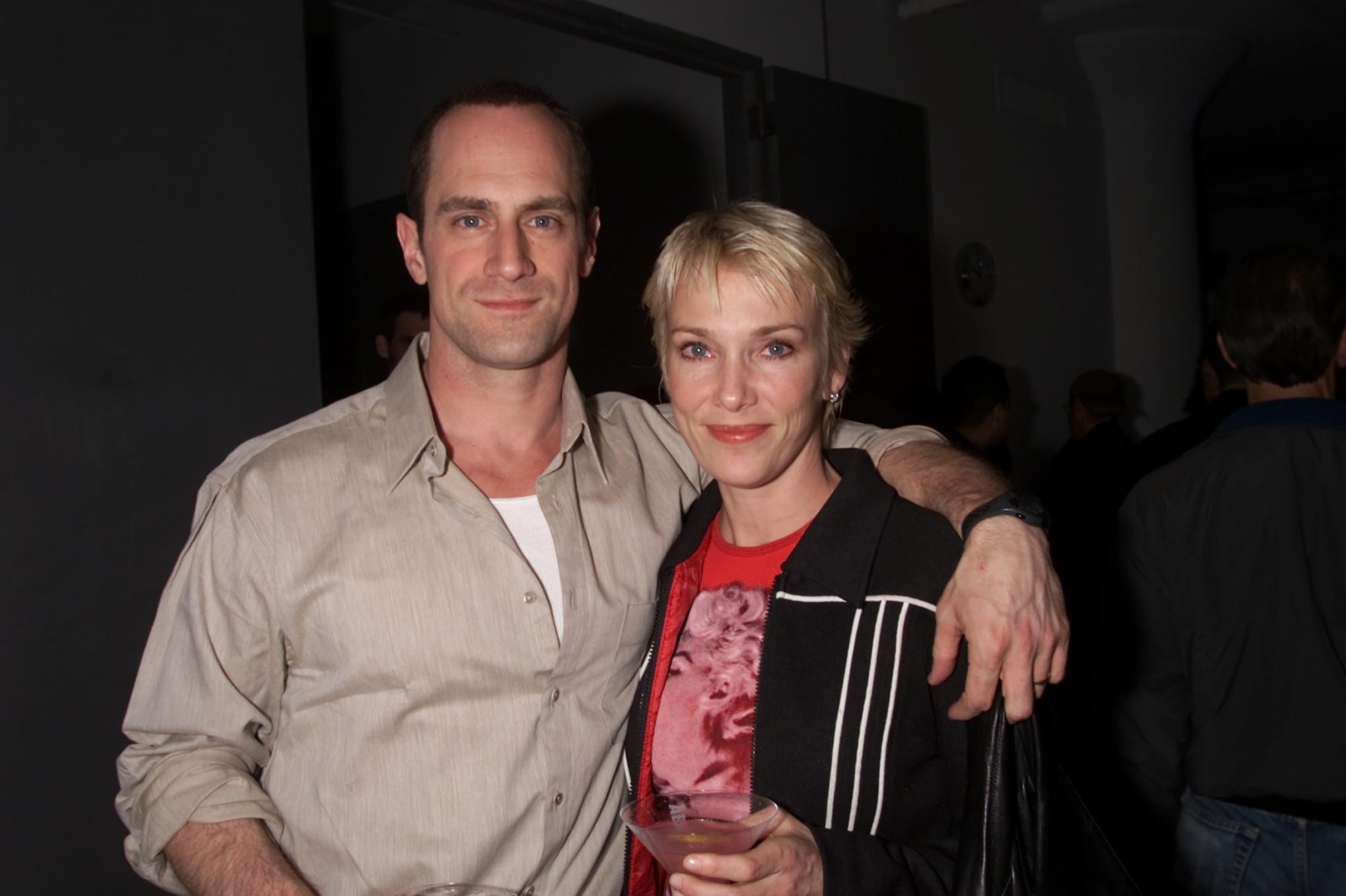 Chris Meloni and Sherman Williams at the launch party for AbsolutDirector.com in New York City on May 22, 2001. | Source: Gabe Palacio/Getty Images