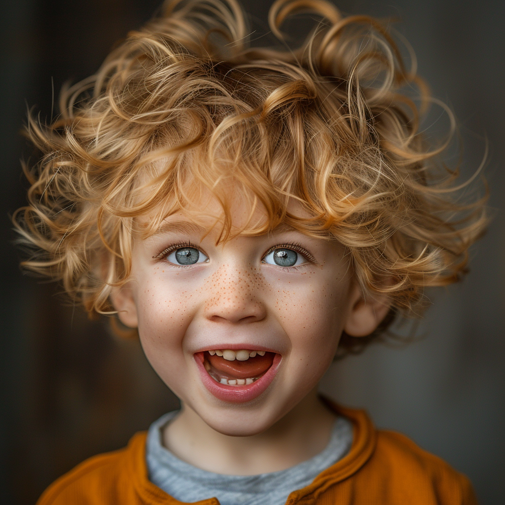 An excited little boy | Source: Midjourney