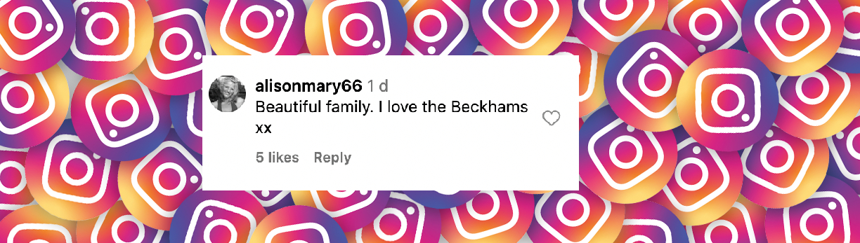 A fan comment dated September 29, 2024 | Source: Instagram/victoriabeckham