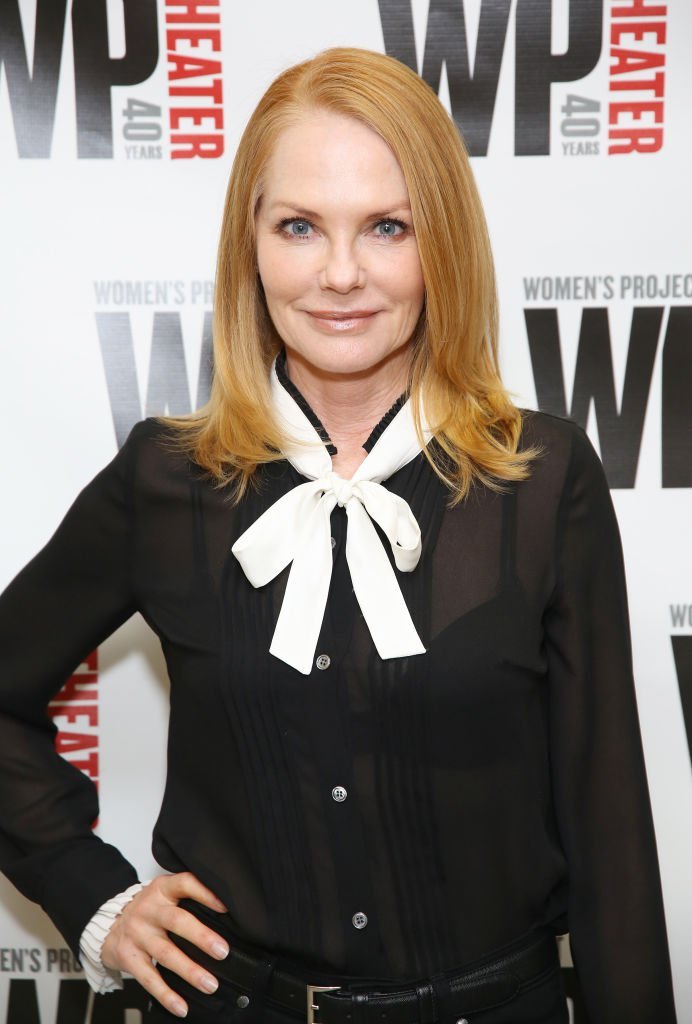 Marg Helgenberger at the WP Theater production of 'What We're Up Against.' | Source: Getty Images