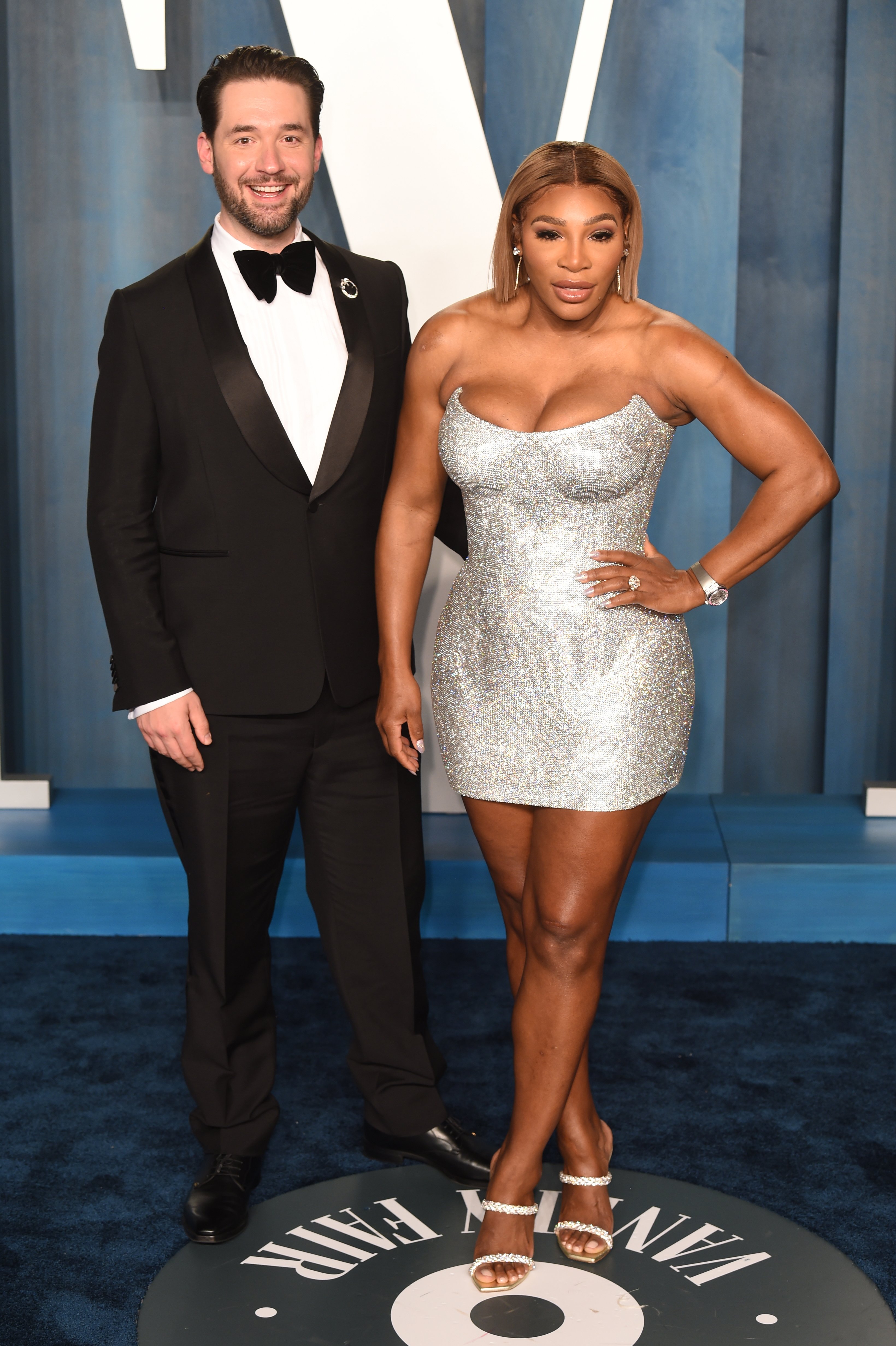 Alexis Ohanian and Serena Williams attended the Vanity Fair Oscar Party held at the Wallis Annenberg Center for the Performing Arts in Beverly Hills, Los Angeles, California, USA. Picture date: Sunday, March 27, 2022. | Source: Getty Images