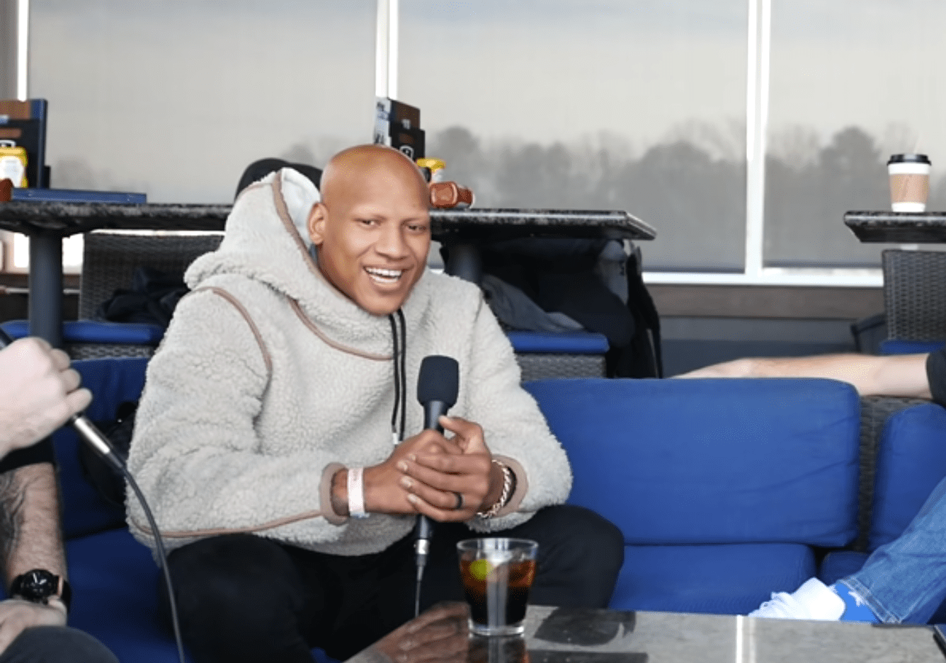 Ryan Shazier on an interview with Pat McAfee. | Photo: YouTube/ The Pat McAfee Show