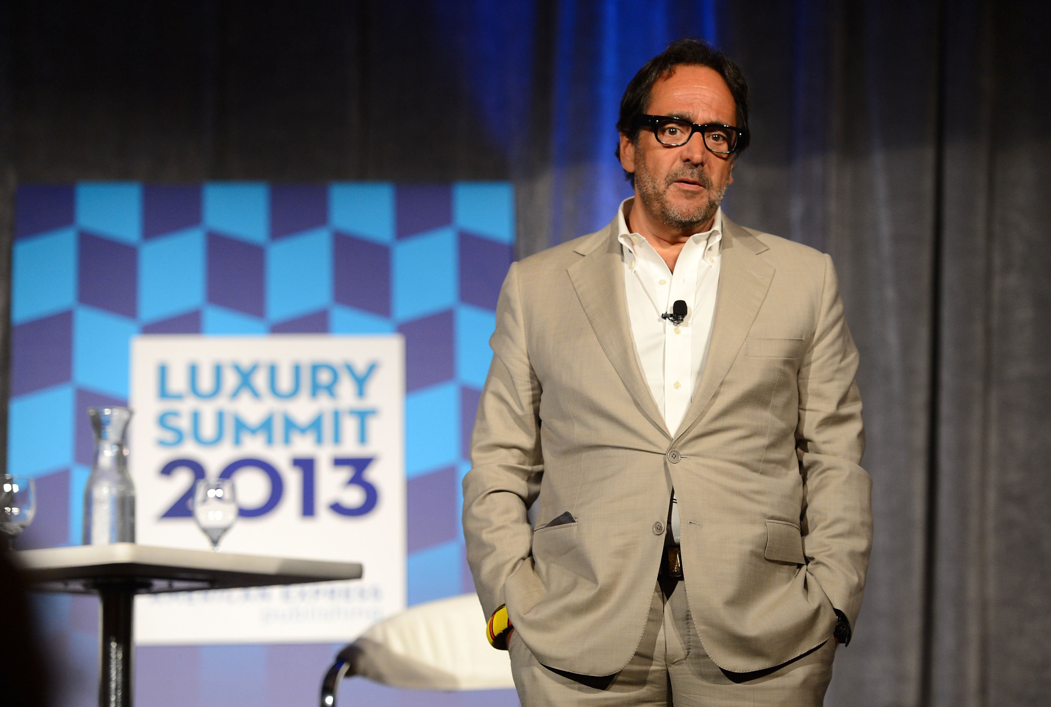 Richard David Story speaks onstage during The American Express Publishing Luxury Summit on April 21, 2013, in Dana Point, California | Photo: Michael Kovac/Getty Images