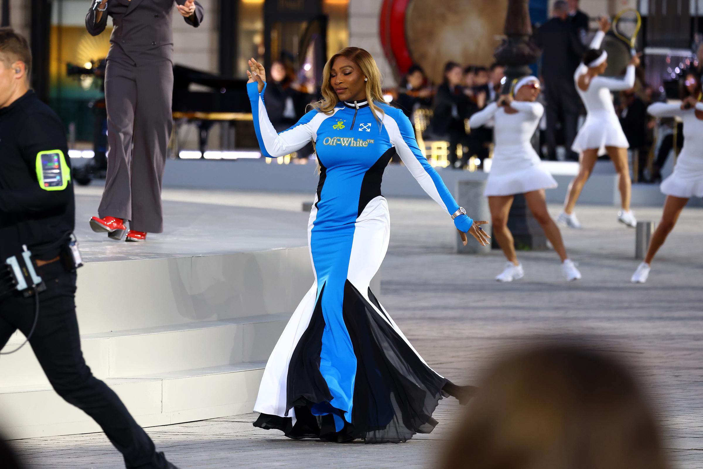 Serena Williams walks the Vogue World: Paris runway on June 23, 2024. | Source: Getty Images