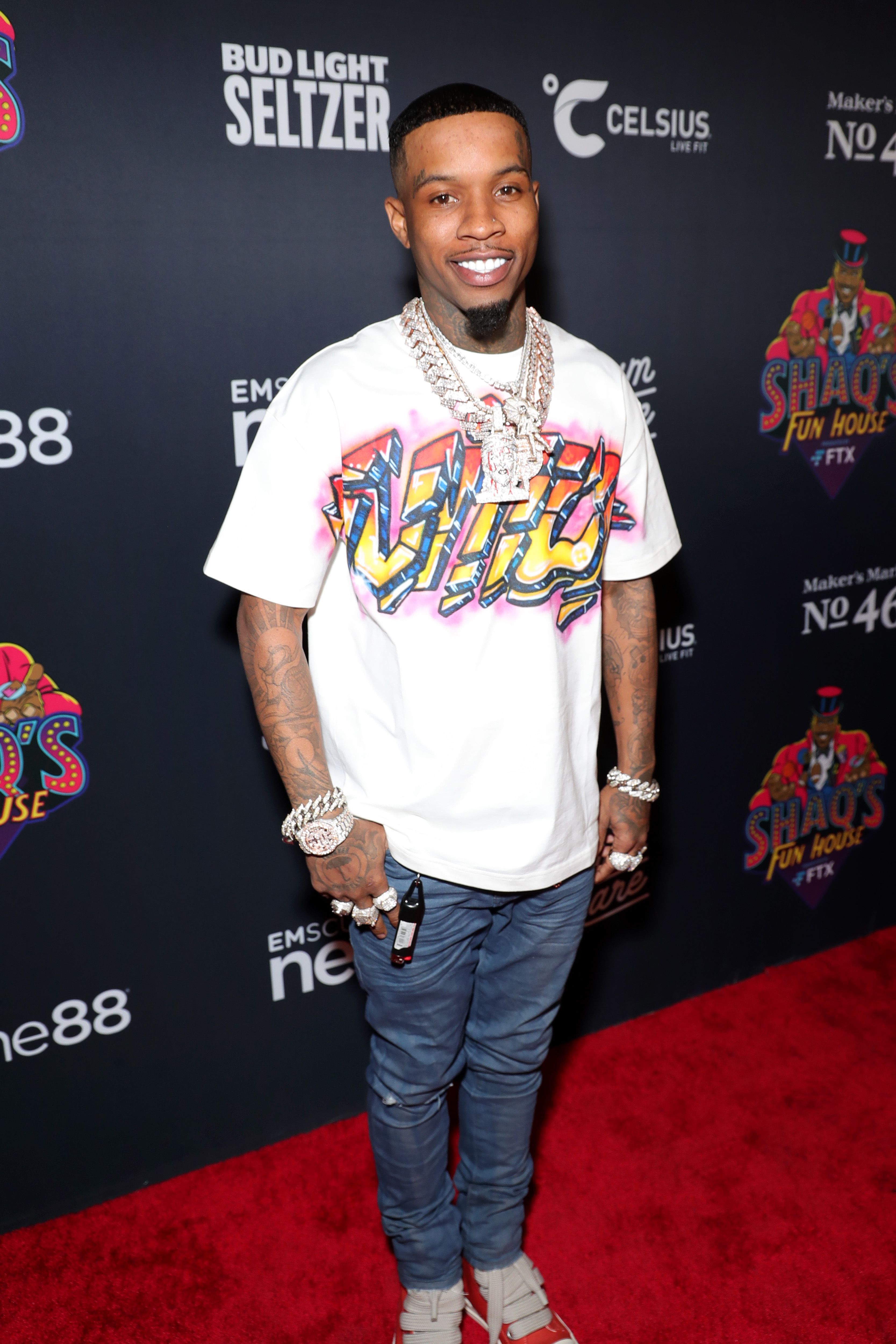 Tory Lanez on February 11, 2022, in Los Angeles, California. | Source: Getty Images