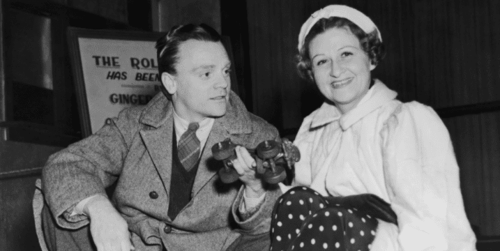 A portrait of James Cagney and his wife of 64 years Frances Cagney in the 1900s | Photo: Getty Images