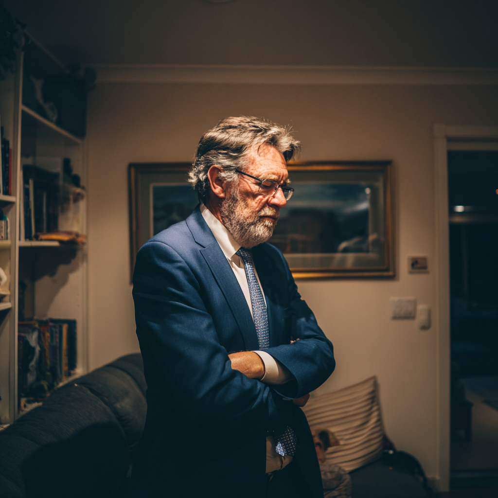 An old man wearing a suit | Source: Midjourney