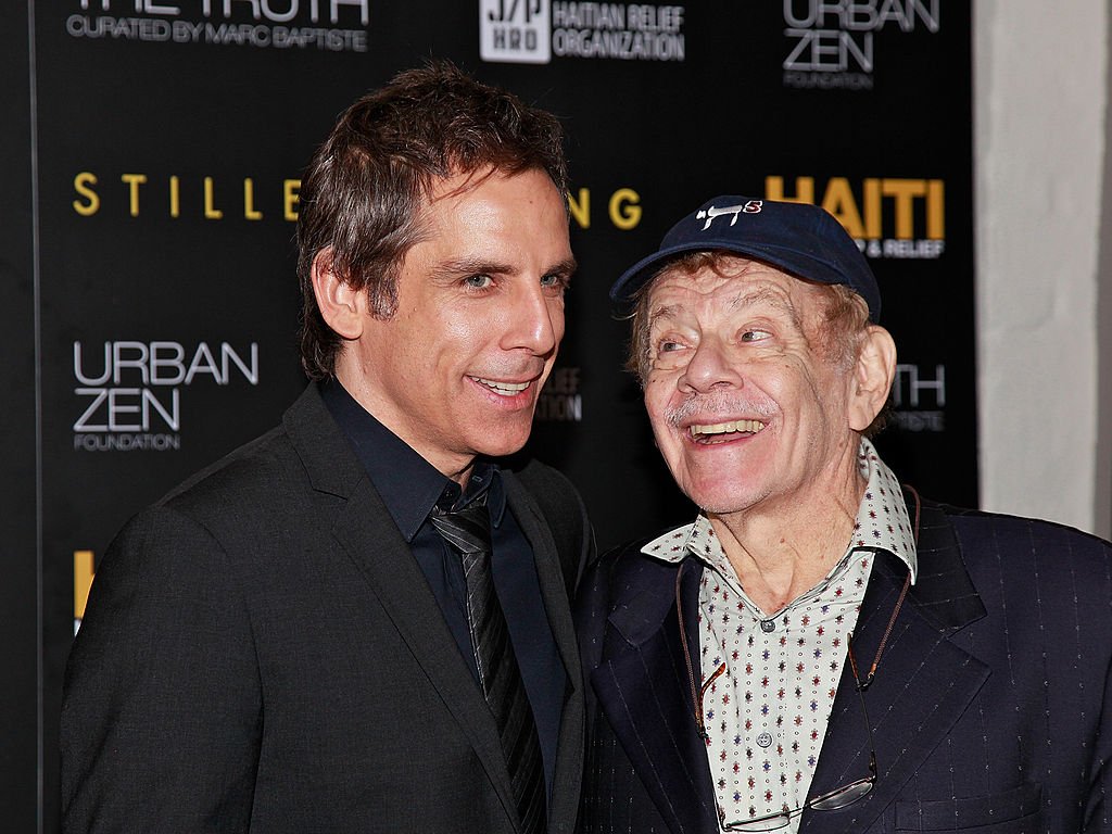 Ben Stiller and Jerry Stiller arrive at the HELP HAITI - Urban Zen HHRH & The Stiller Foundation on February 11, 2011 in New York City. | Photo: GettyImages