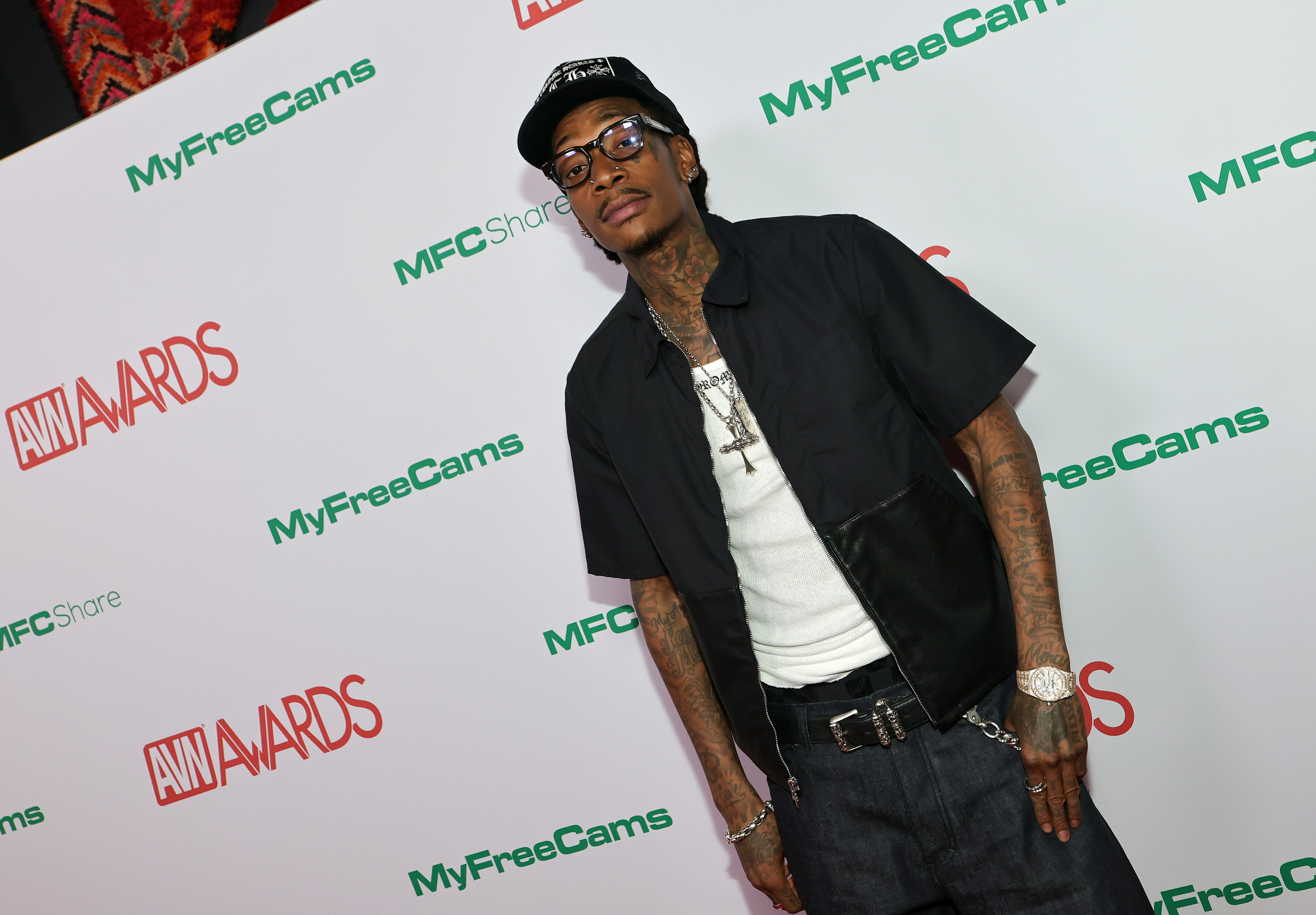 Wiz Khalifa at the 2026 Adult Video News Awards on January 24, 2026, in Las Vegas, Nevada. | Source: Getty Images