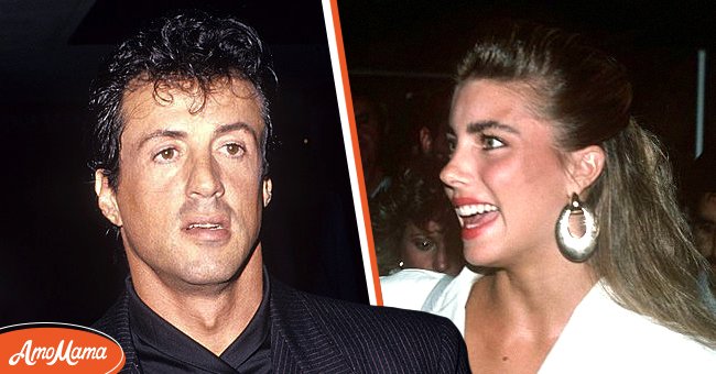 Picture of actor Sylvester Stallone [left]. Picture of Jennifer Flavin [right] | Photo: Getty Images