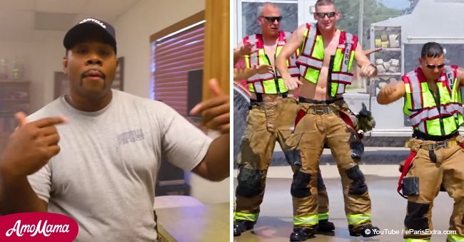Firemen accept lip-synch challenge and steal the show the instant they start to dance (video)