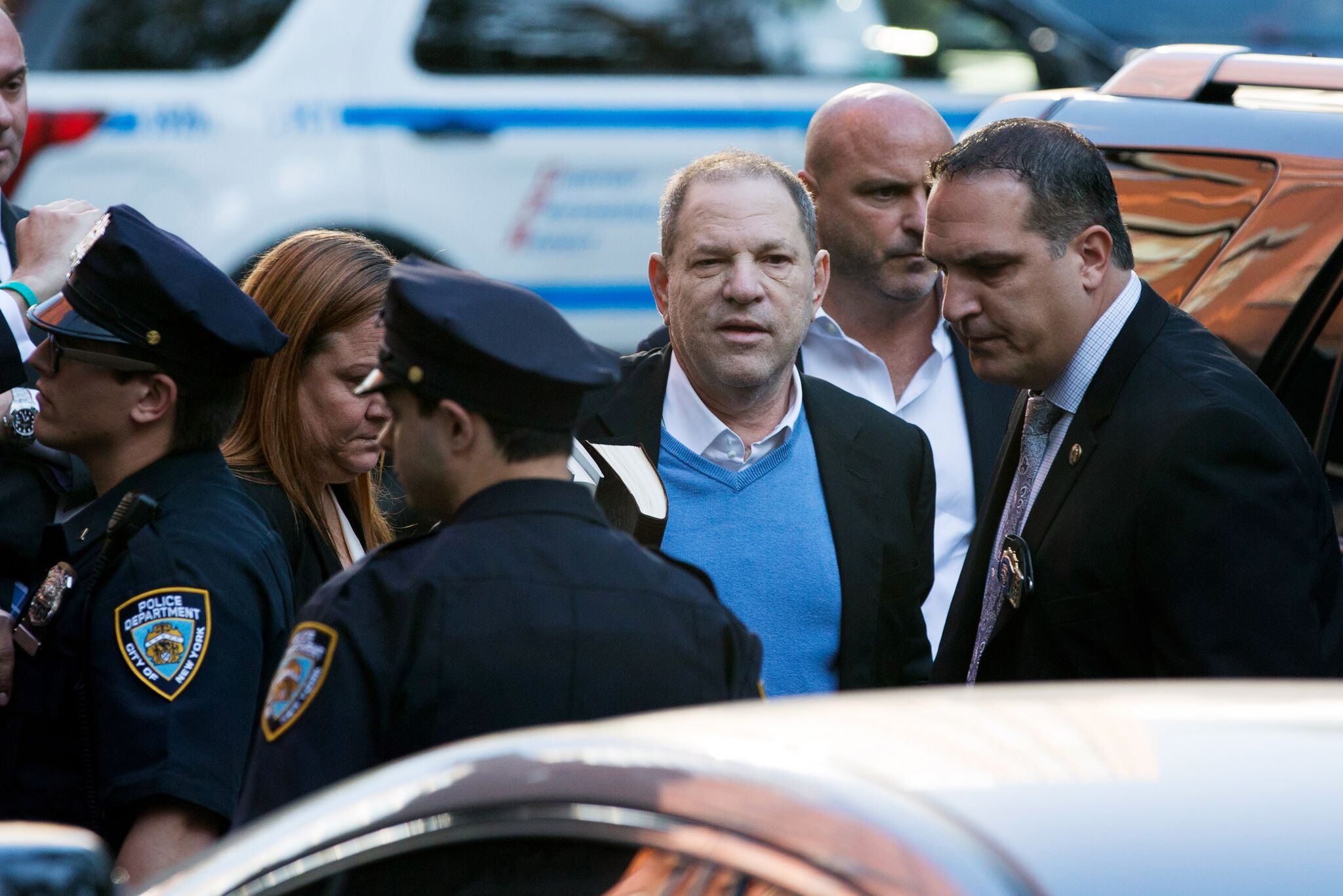 Harvey Weinstein llegando al juzgado. │Foto: Getty Images