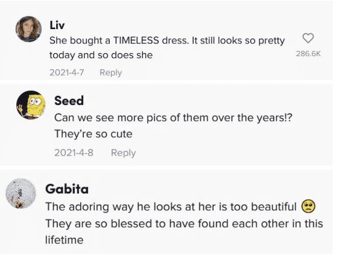 Users' comments under the post made by Brooke | Source :  tiktok.com/alibrookea