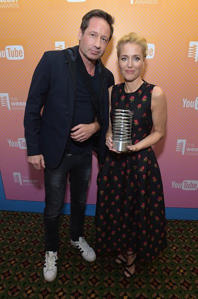 David Duchovny and Gillian Anderson at Cipriani Wall Street on May 15, 2017 in New York City. | Photo: Getty Images