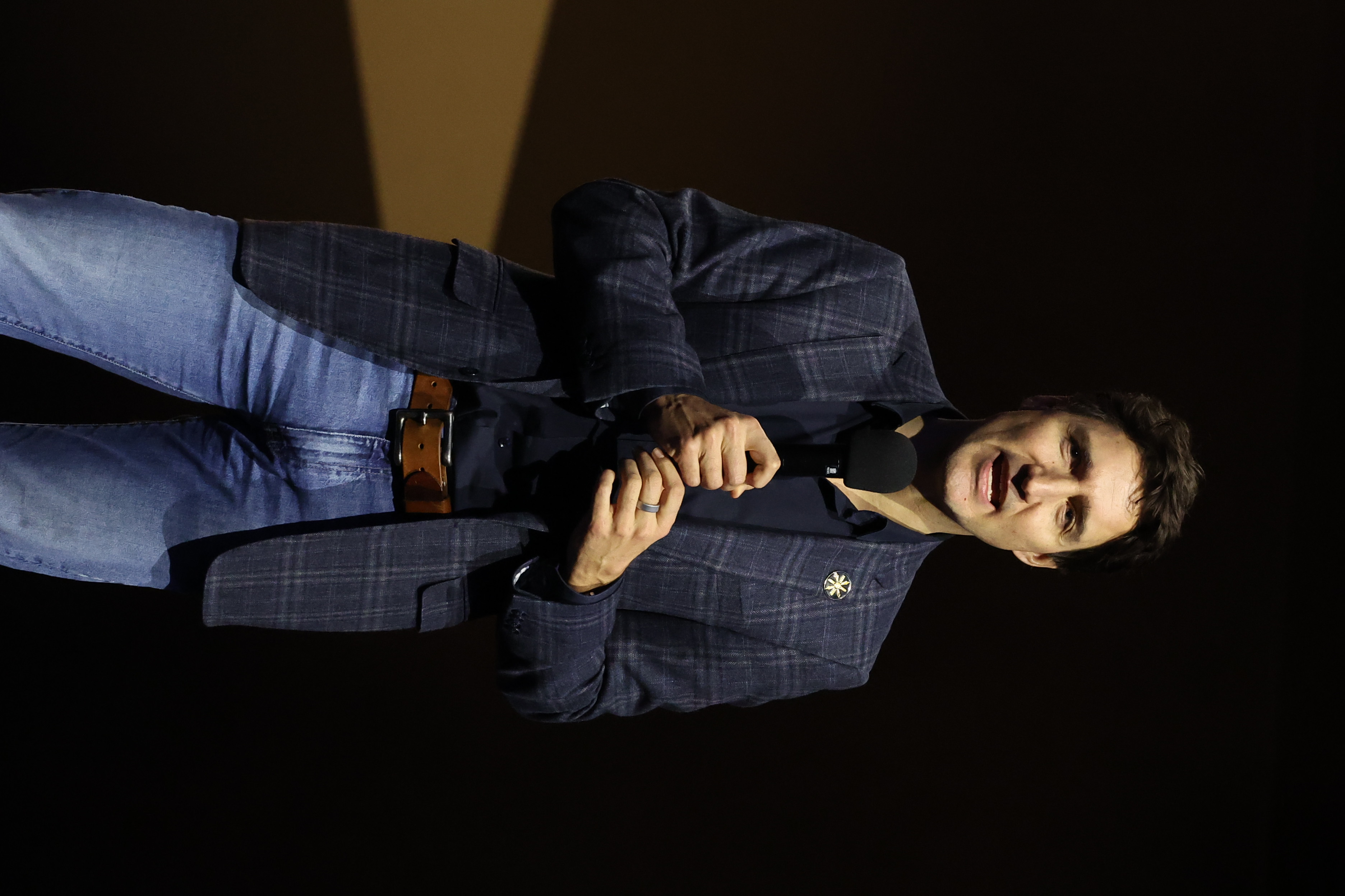 Prime Minister of Canada, Justin Trudeau at the closing ceremony of the Invictus Games at Rogers Arena on February 16, 2025, in Vancouver, Canada | Source: Getty Images