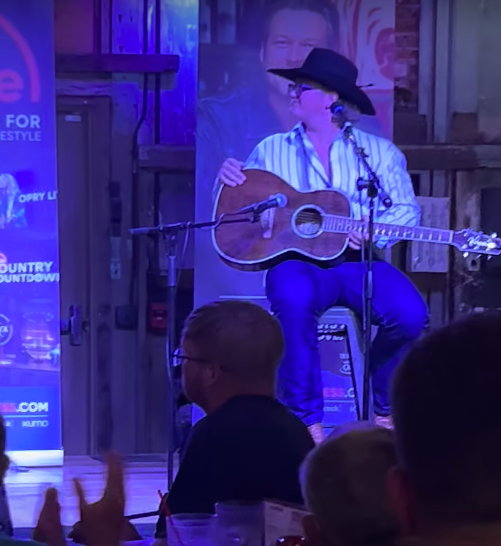 Zuma Rossdale during his performance at Blake Shelton's bar, Ole Red, posted on July 30, 2024 | Source: YouTube/Jamie's BS!