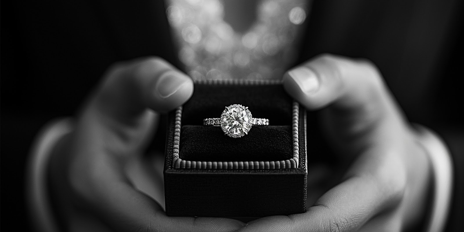 An engagement ring | Source: Midjourney