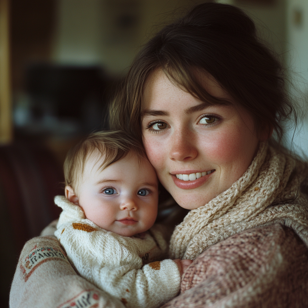 A woman bonding with her child | Source: Midjourney