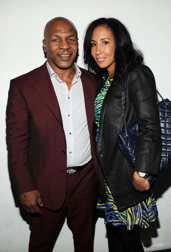 Mike Tyson and Lakiha Spicer attend Adult Swim Upfront Party 2014 at Terminal 5  | Getty Images