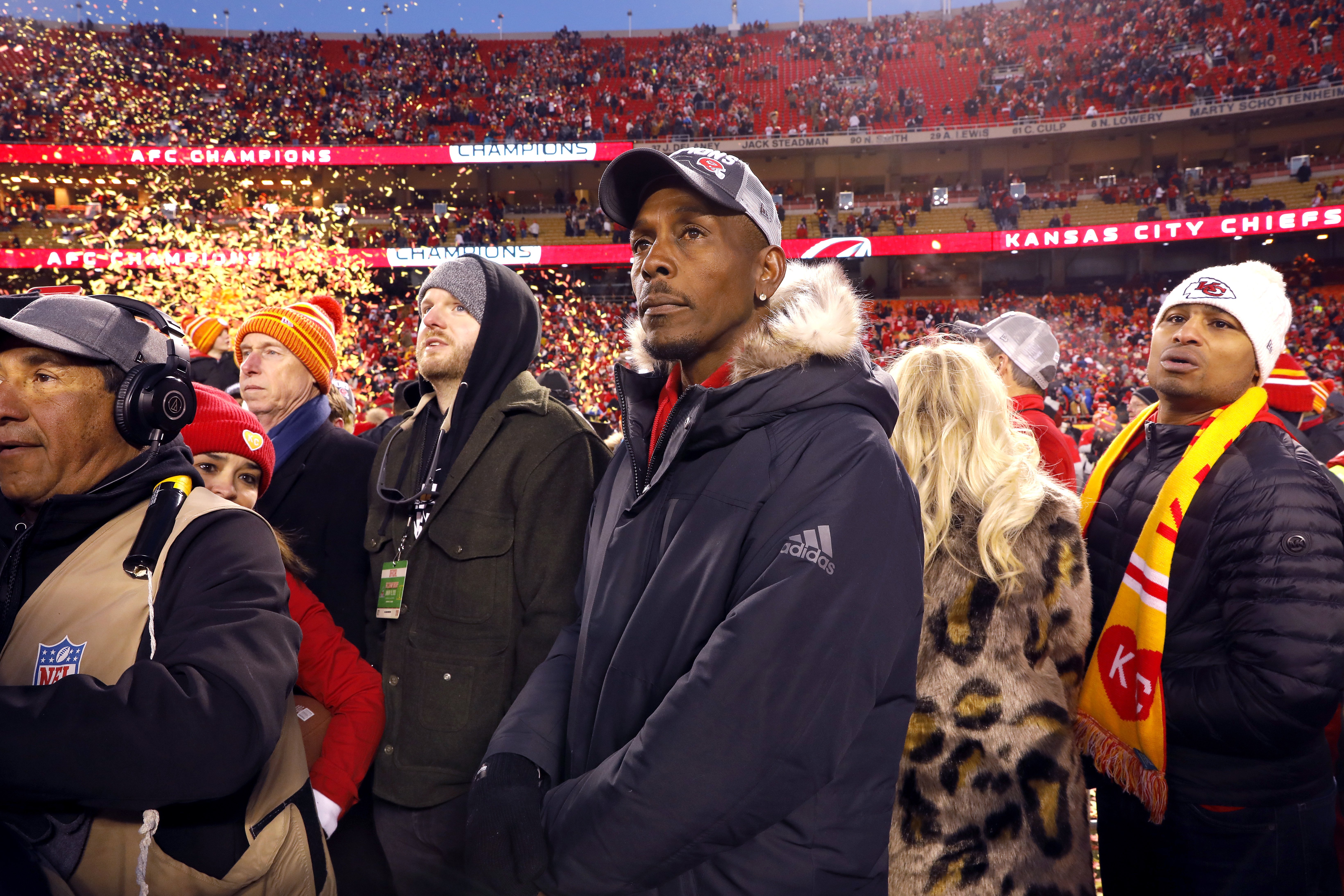 Pat Mahomes at the Kansas City Chiefs vs Tennessee Titans game at Arrowhead Stadium on January 19, 2020 in Kansas City, Missouri | Source: Getty Images