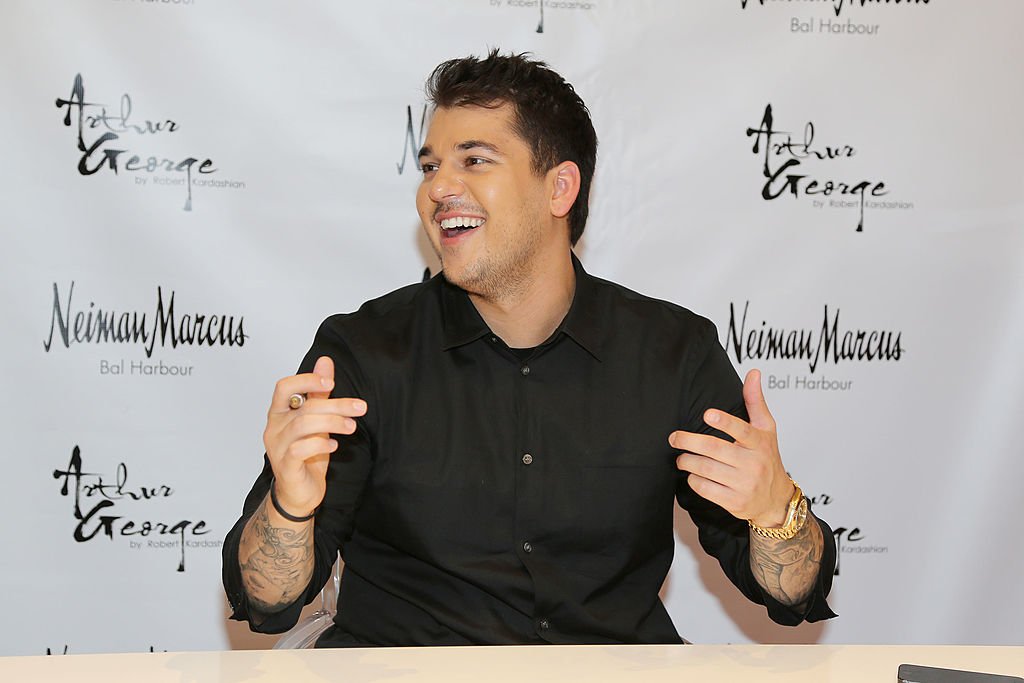 Rob Kardashian presents his Arthur George Socks Collection at Neiman Marcus Bal Harbour at Neiman Marcus | Photo: Getty Images
