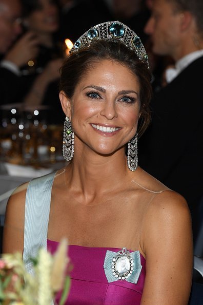 Princess Madeleine of Sweden attends the Nobel Prize Banquet 2018 at City Hall on December 10, 2019 | Photo: Getty Images