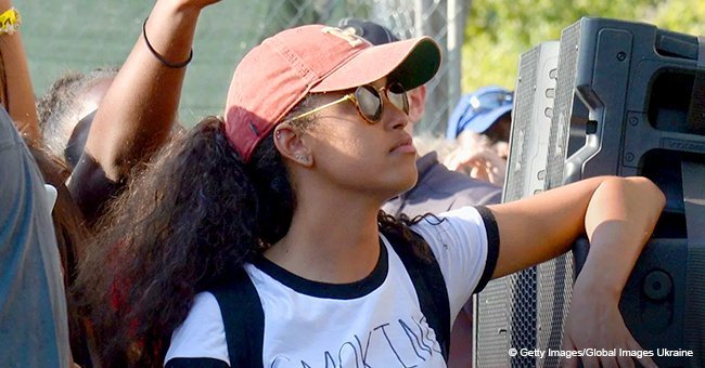 Malia Obama stuns in lace black bra and brown romper, stepping out with friends in NYC