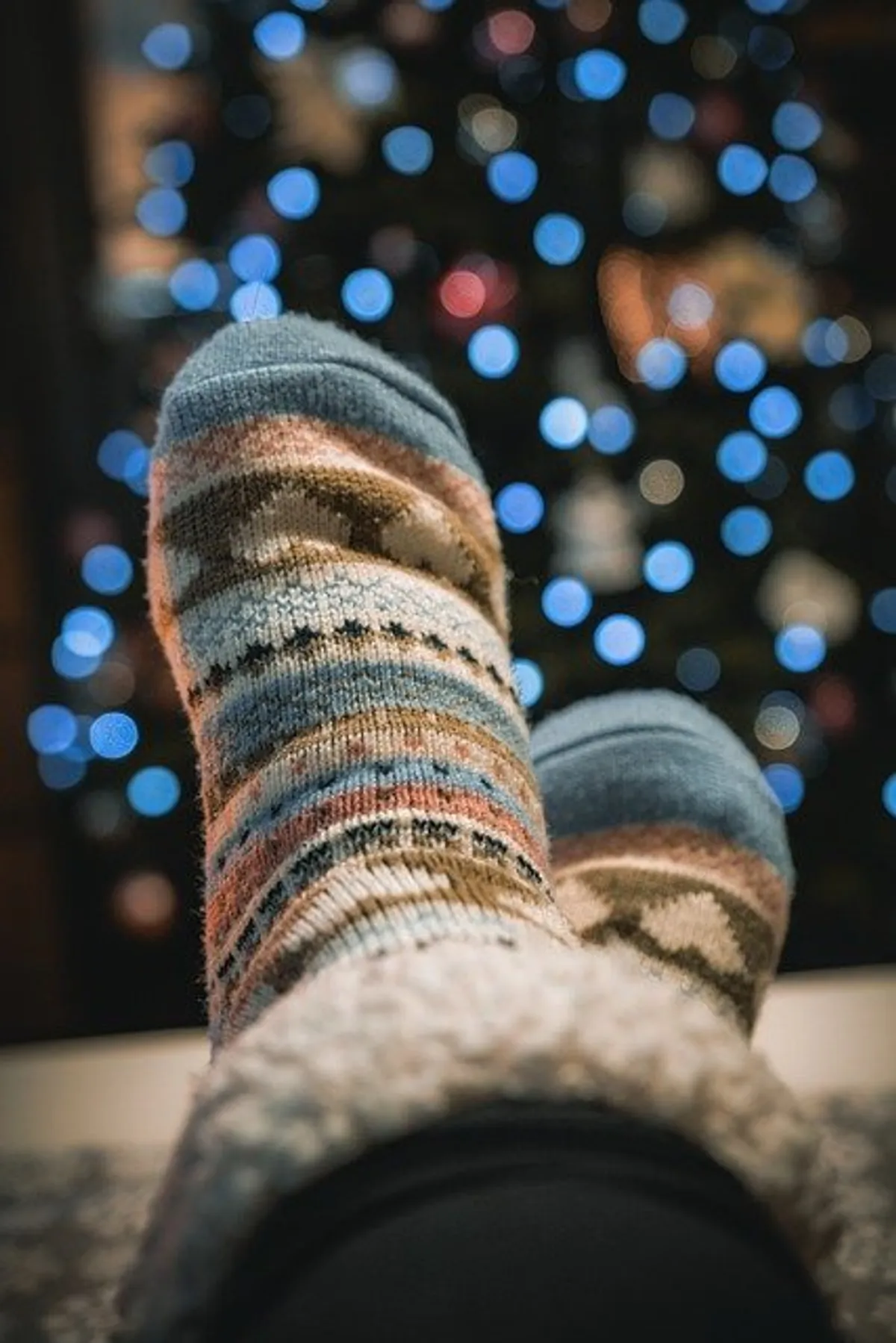 Une paire de chaussettes en laine | Photo : Pixabay