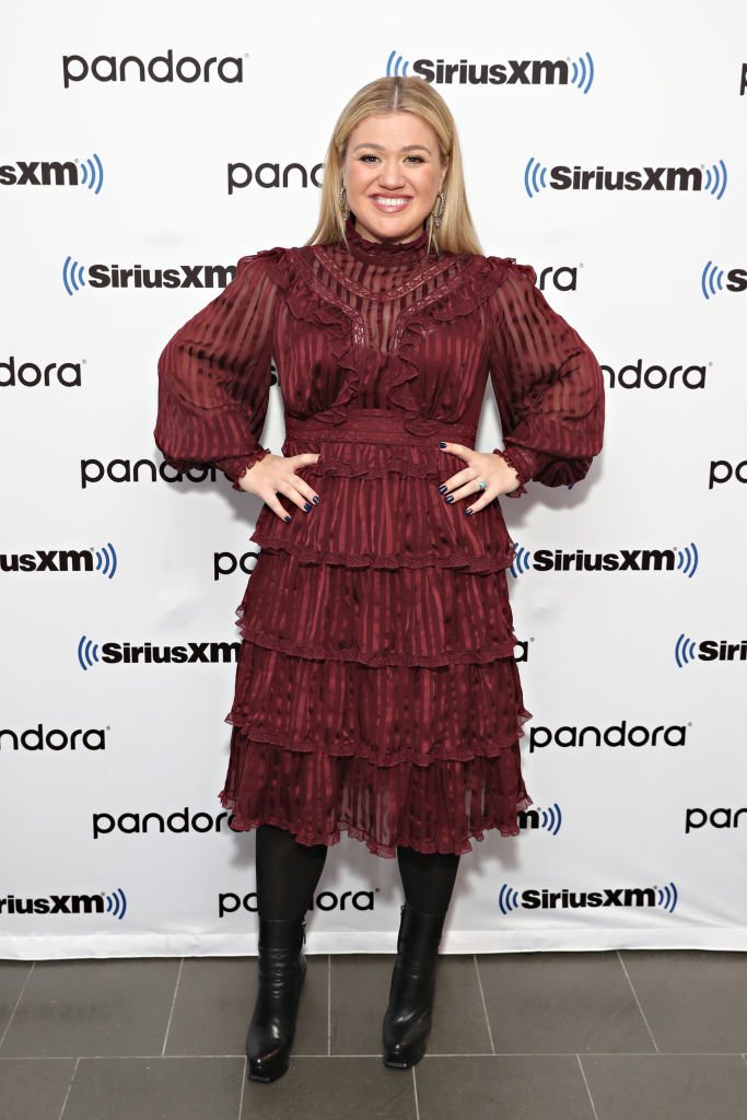 Kelly Clarkson at the SiriusXM Studios. | Source: Getty Images