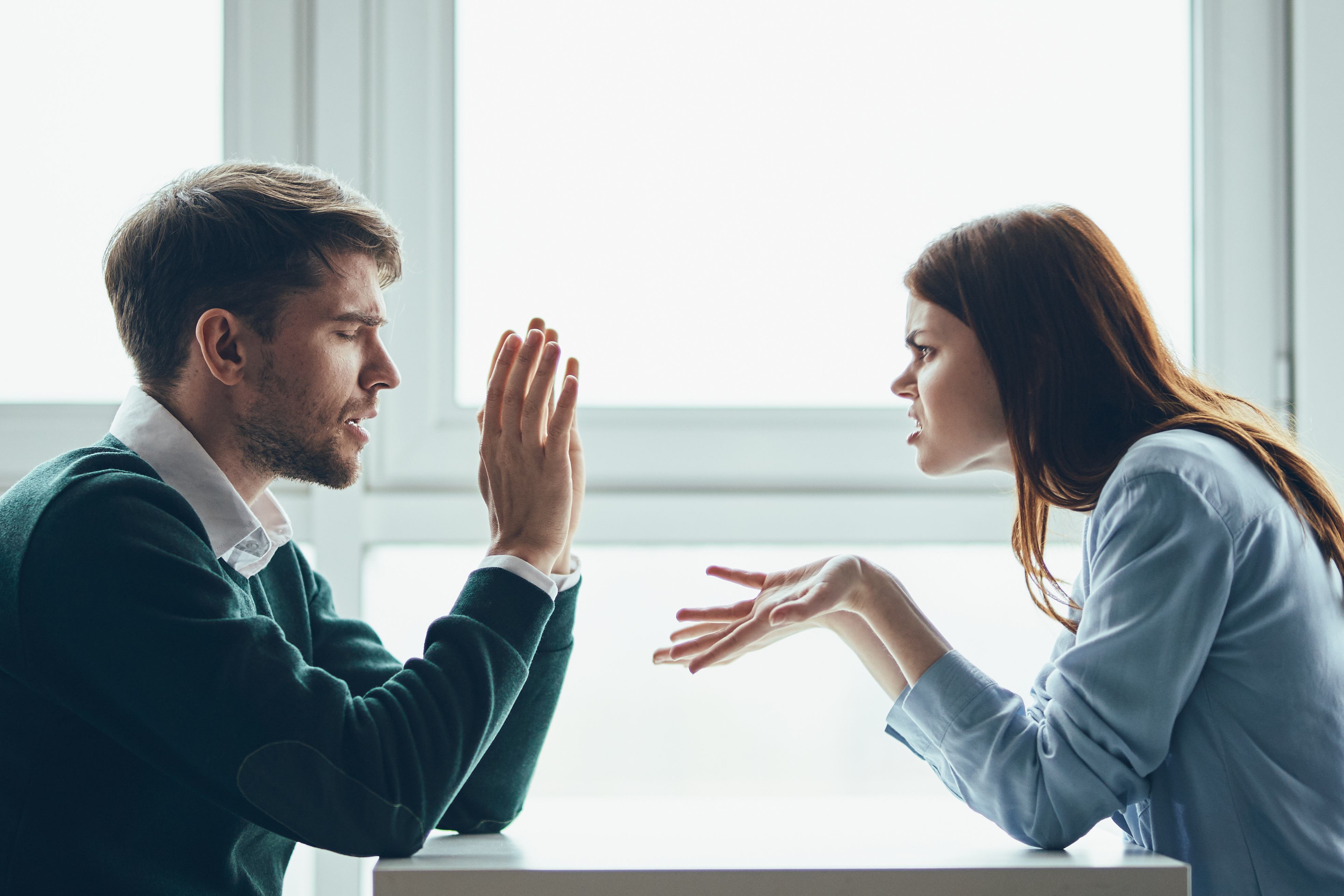 A couple arguing | Source: Shutterstock