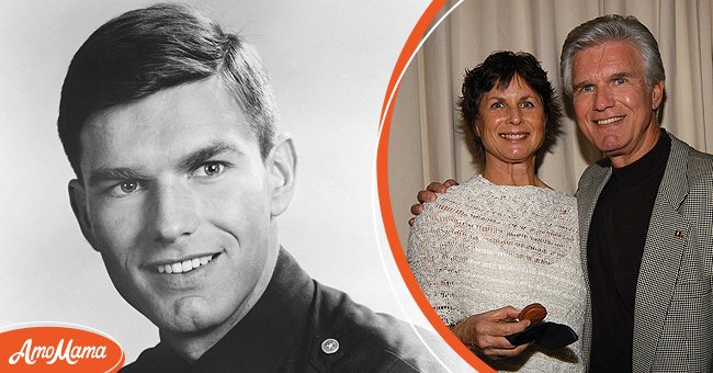 Kent McCord in his prime years back [left] Kent McCord and his wife Cynthia attend an event together [right]. | Photo: Getty Images