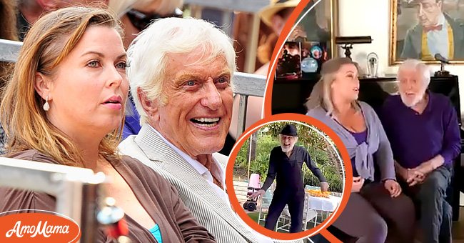 [Left] Actor Dick Van Dyke and his wife Arlene Silver at the ceremony honoring posthumously Peter Falk with a Star on The Hollywood Walk of Fame on July 25, 2013 in Hollywood, California; [Center] Dick Van Dyke at a garden dancing; [Right] Dick Van Dyke and his wife Arlene Silver sitting and speaking in an interview with CBS Moring. | Source: Getty Images.  instagram.com/official_dick_van_dyke.  twitter.com/CBSMornings