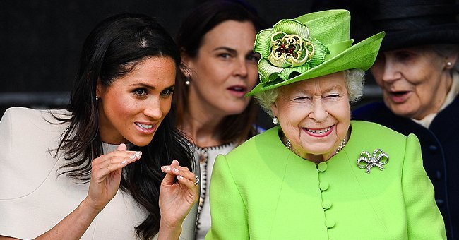 La Reine Elizabeth II et Meghan Markle. | Photo : Getty Images