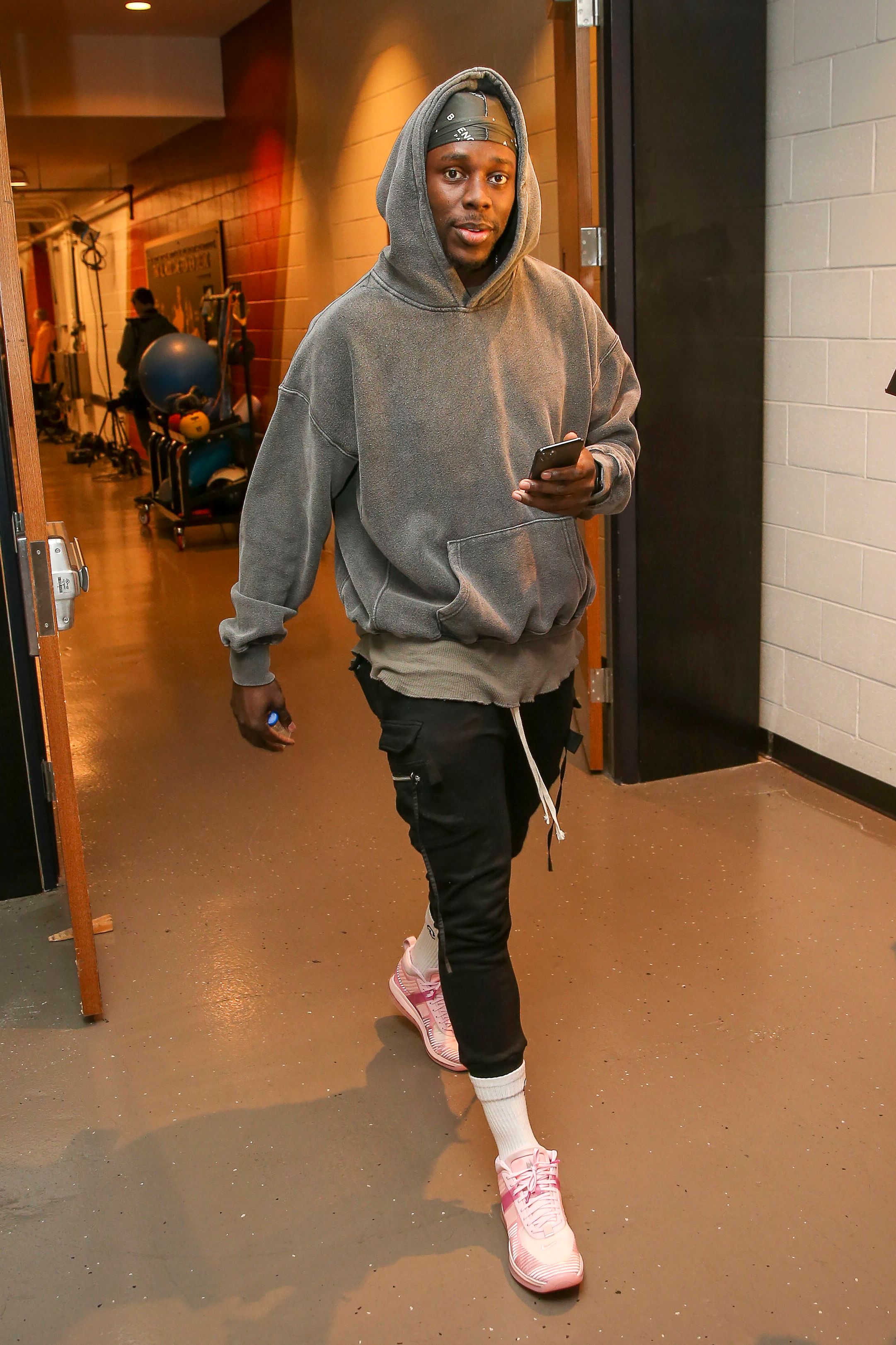 Jrue Holiday, #11 of the New Orleans Pelicans, arrives to the game against the Memphis Grizzlies on January 31, 2020 at the Smoothie King Center in New Orleans, Louisiana. | Source: Getty Images