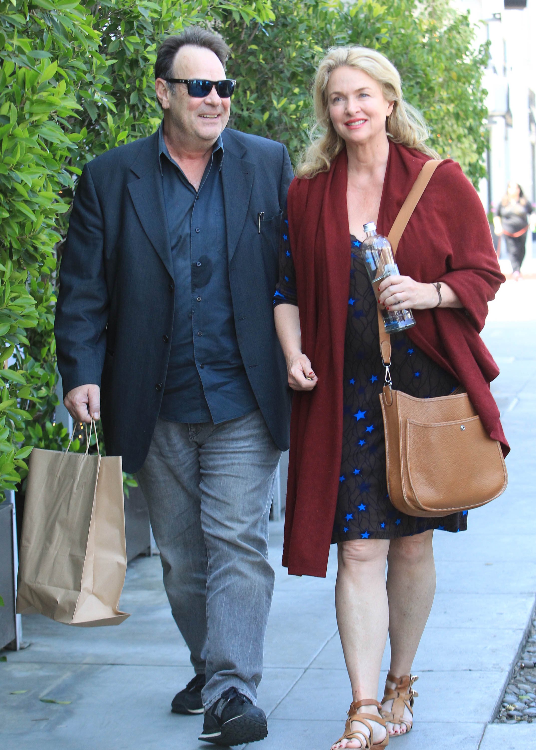 Dan Aykroyd and Donna Dixon are seen on April 26, 2018 in Los Angeles, CA. | Source: Getty Images